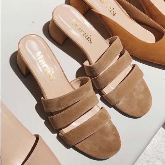 Marais USA Shoes - Marais USA, Jane Mule, Camel, Size 7